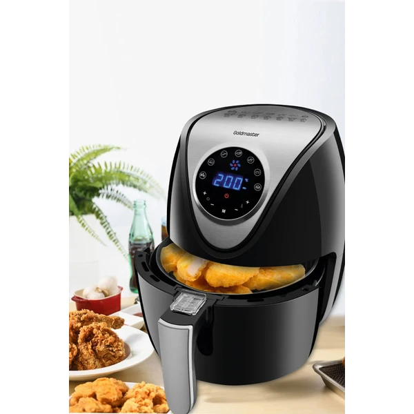 fastfry digital touch 4.5 liter airfryer oil free frying hot air fryer